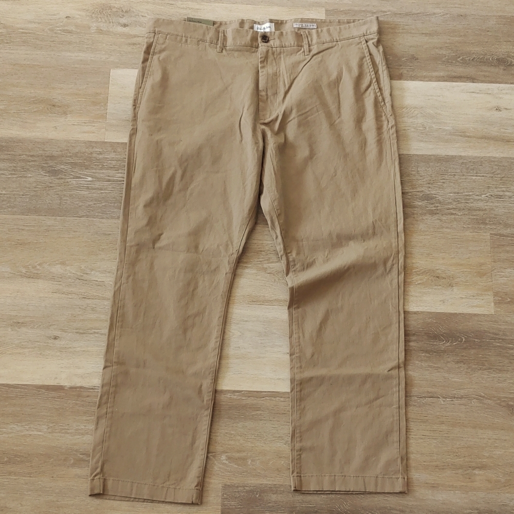 NWT Goodfellow & Co Every Wear Athletic Chino Pants Tan Size 42X30